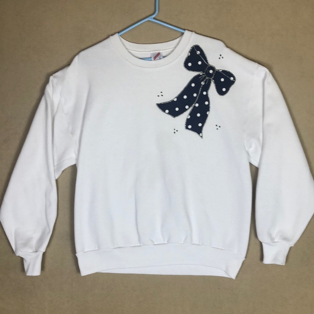 Vintage Jerzees Blue Ribbon Long Sleeve Sweater Women’s size L